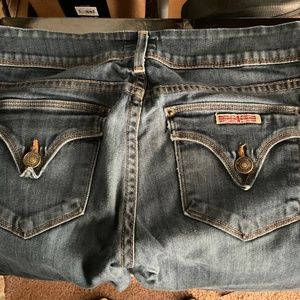 Hudson Womens Boot Cut Jeans